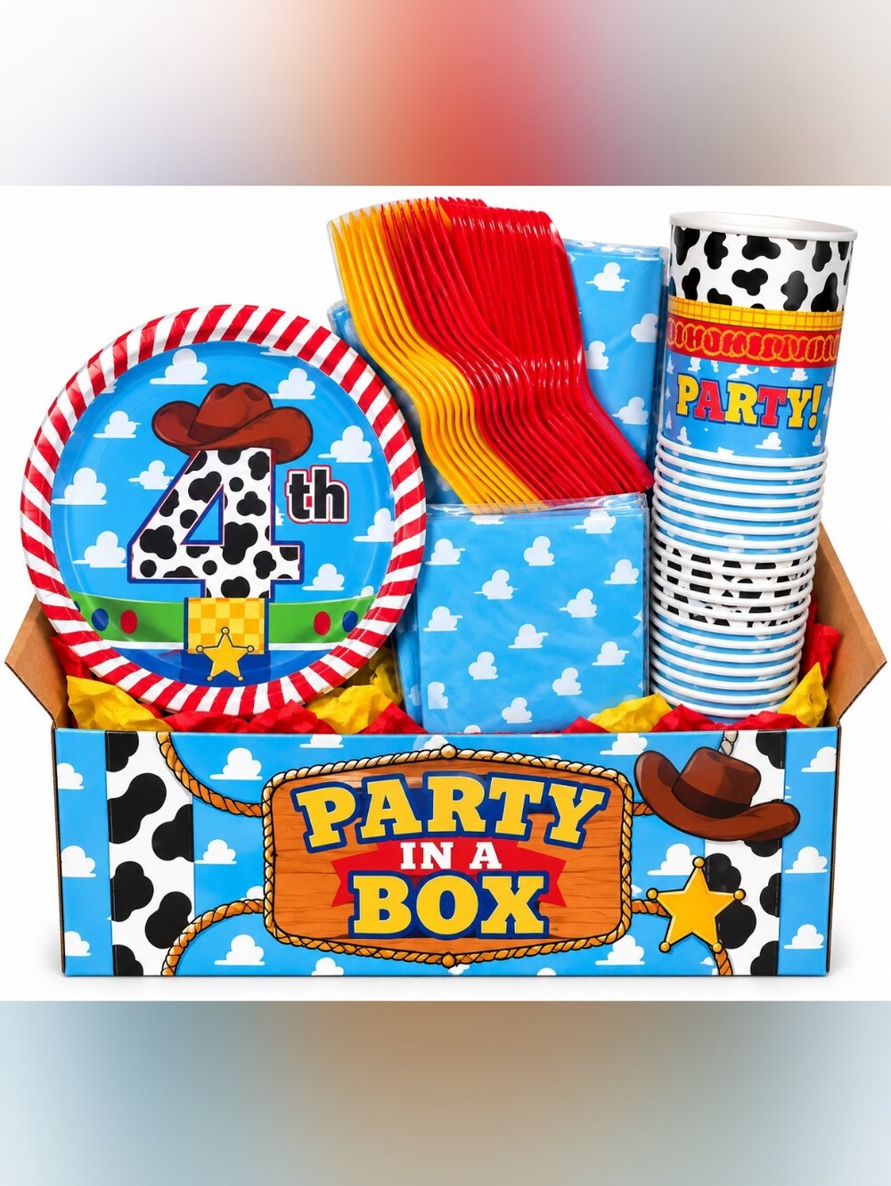 Cowboy 4th Birthday Party In A Box!